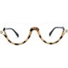 Vooglam Optical Sylvia - Cat Eye Light/Tortoise Eyeglasses (Z-Shaped Arms)