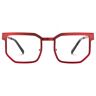 Vooglam Optical Resa - Rectangle Red Eyeglasses