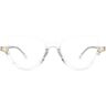 Vooglam Optical Sylvia - Cat Eye Crystal Clear Eyeglasses