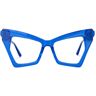 Vooglam Optical Elphaba - Butterfly Blue Eyeglasses