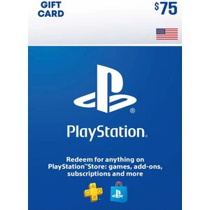 PLAYSTATION STORE GIFT CARD - 75 USD (USA)