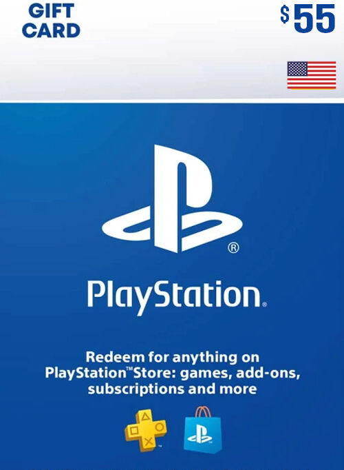 Sony PLAYSTATION STORE GIFT CARD - 55 USD (USA)