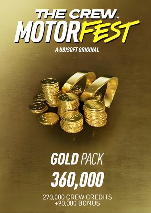 The Crew Motorfest Gold Pack 360,000 Crew Credits Xbox (WW)