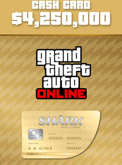 Grand Theft Auto Online (GTA V 5): Whale Shark Cash Card PC