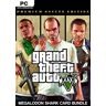 Grand Theft Auto V: Premium Online Edition & Megalodon Shark Card Bundle PC - Rockstar Games Launcher