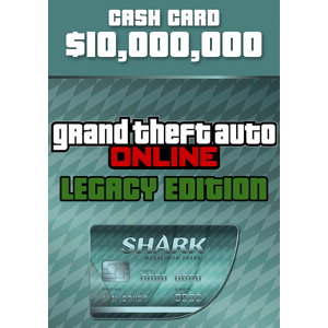 Grand Theft Auto Online (GTA V: Legacy Edition): Megalodon Cash Card PC - Rockstar Games Launcher