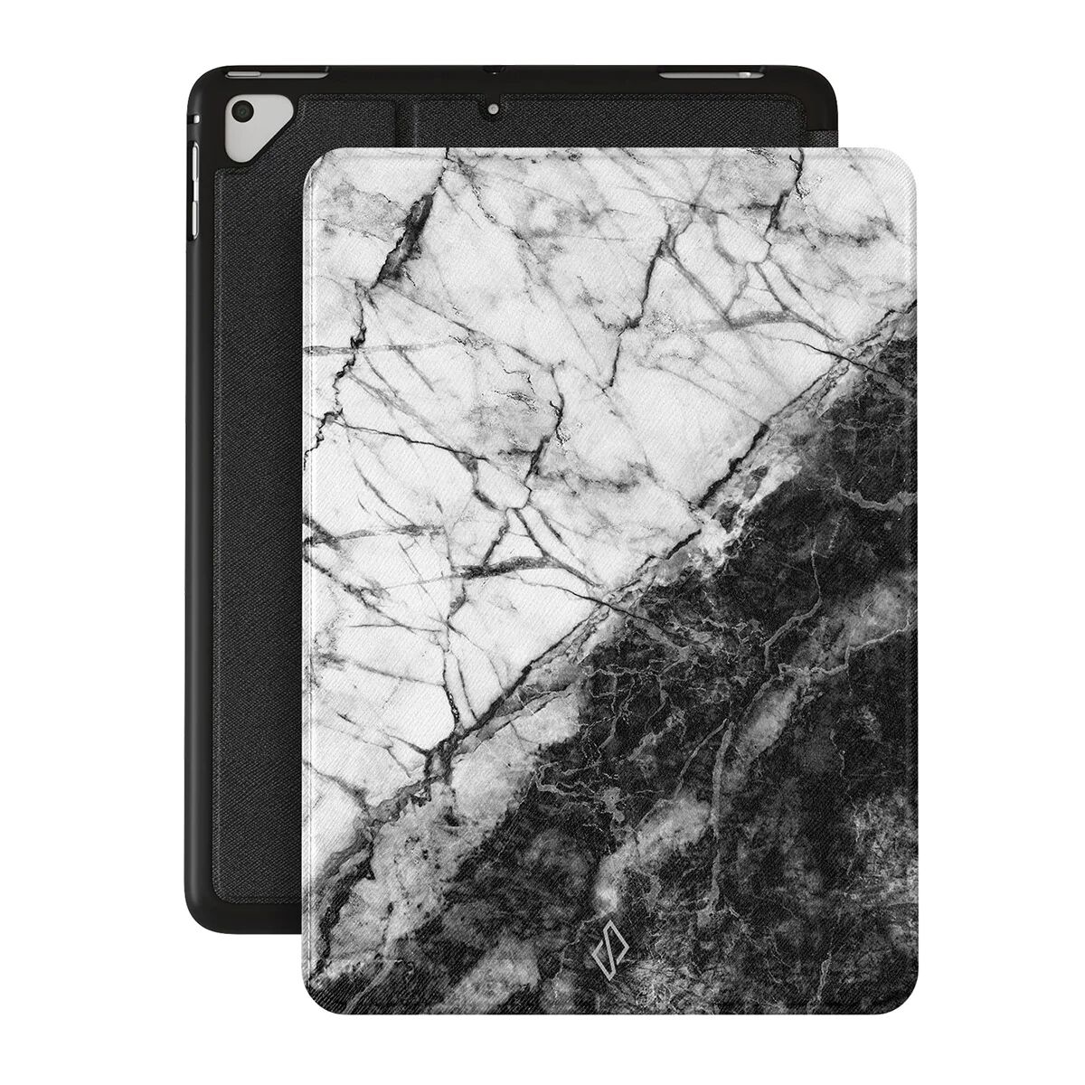 BURGA Fatal Contradiction - Black & White Marble iPad 9.7 (6th/5th Gen) Case