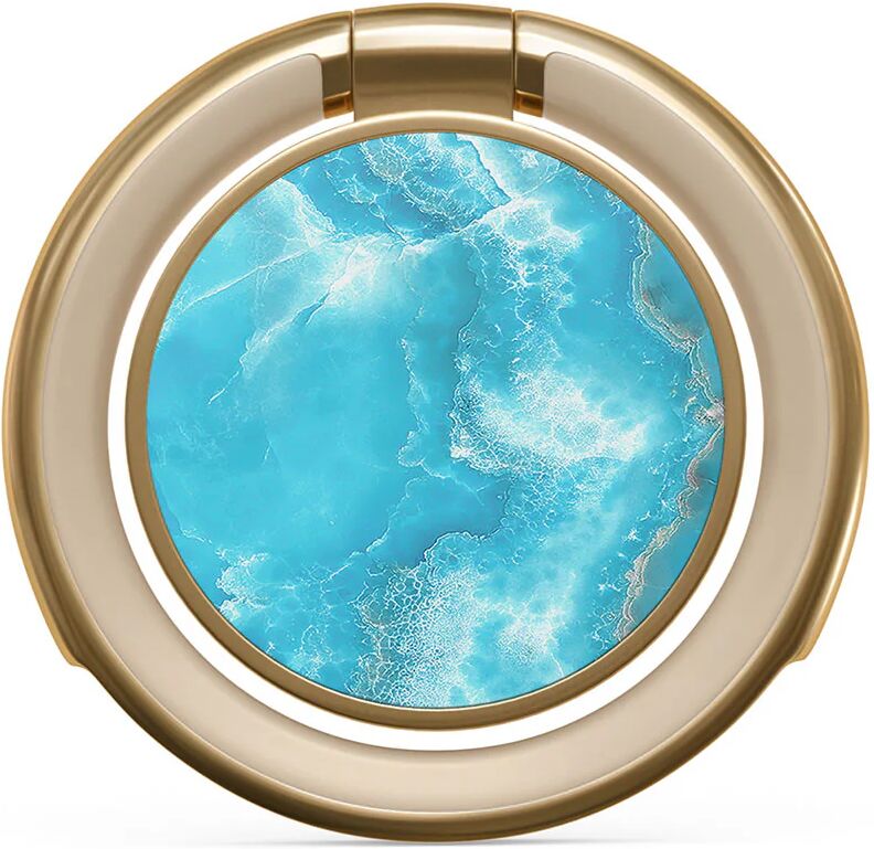 BURGA Ocean Waves - Blue Ring Holder - Gold