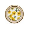 BURGA Summer Scent - Yellow Flower Ring Holder - Gold