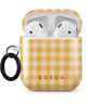 BURGA Tuscan Sun - Yellow Plaid Airpod Case