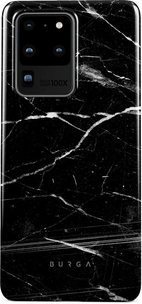 BURGA Noir Origin - Black Marble Samsung Galaxy S20 Ultra Case