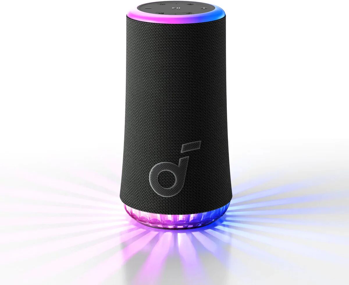 SoundCore Glow   Portable Speaker with Synchronized Light Show Black