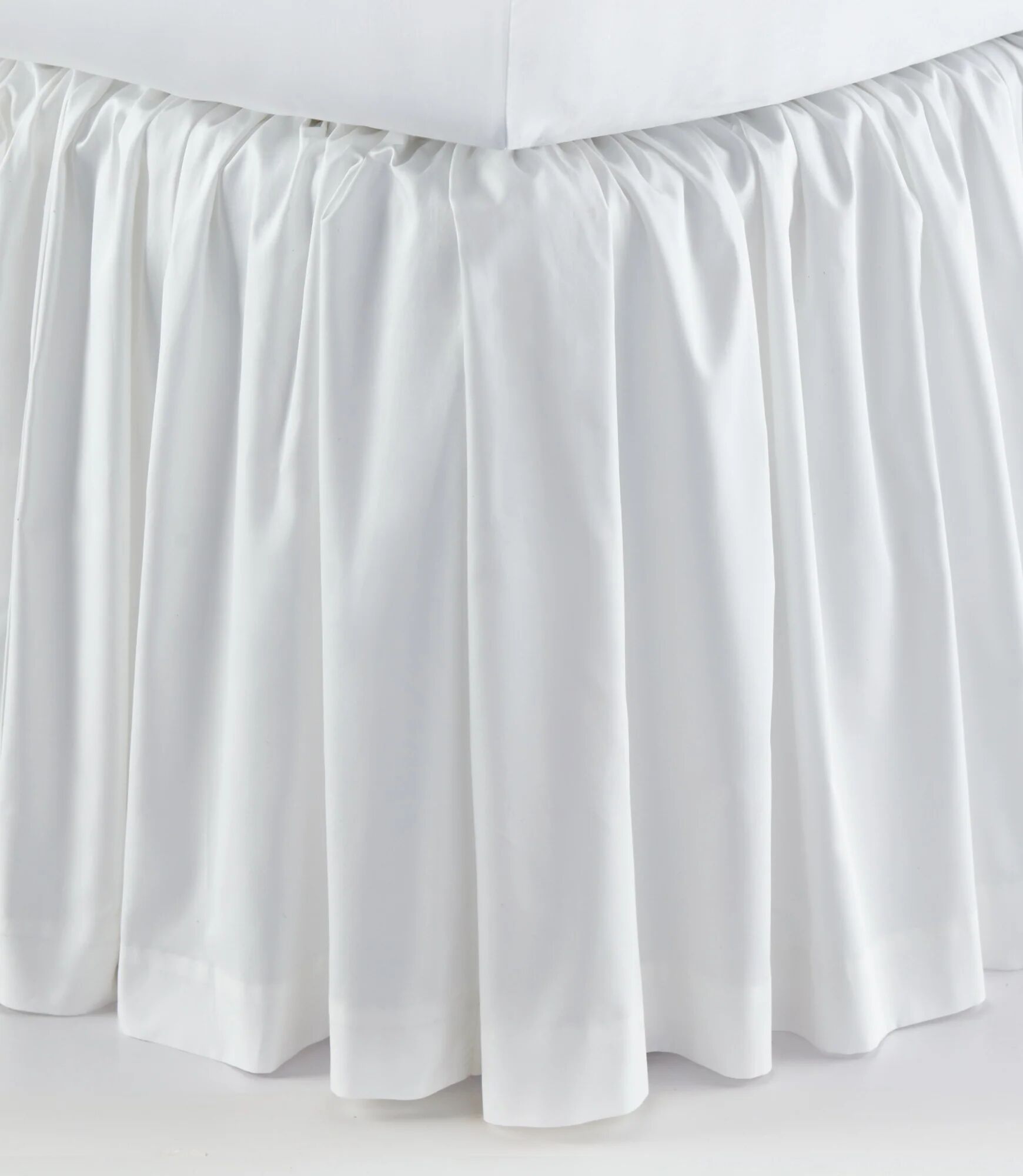 Peacock Alley Soprano Ruffled Bed Skirt - Ivory - Twin