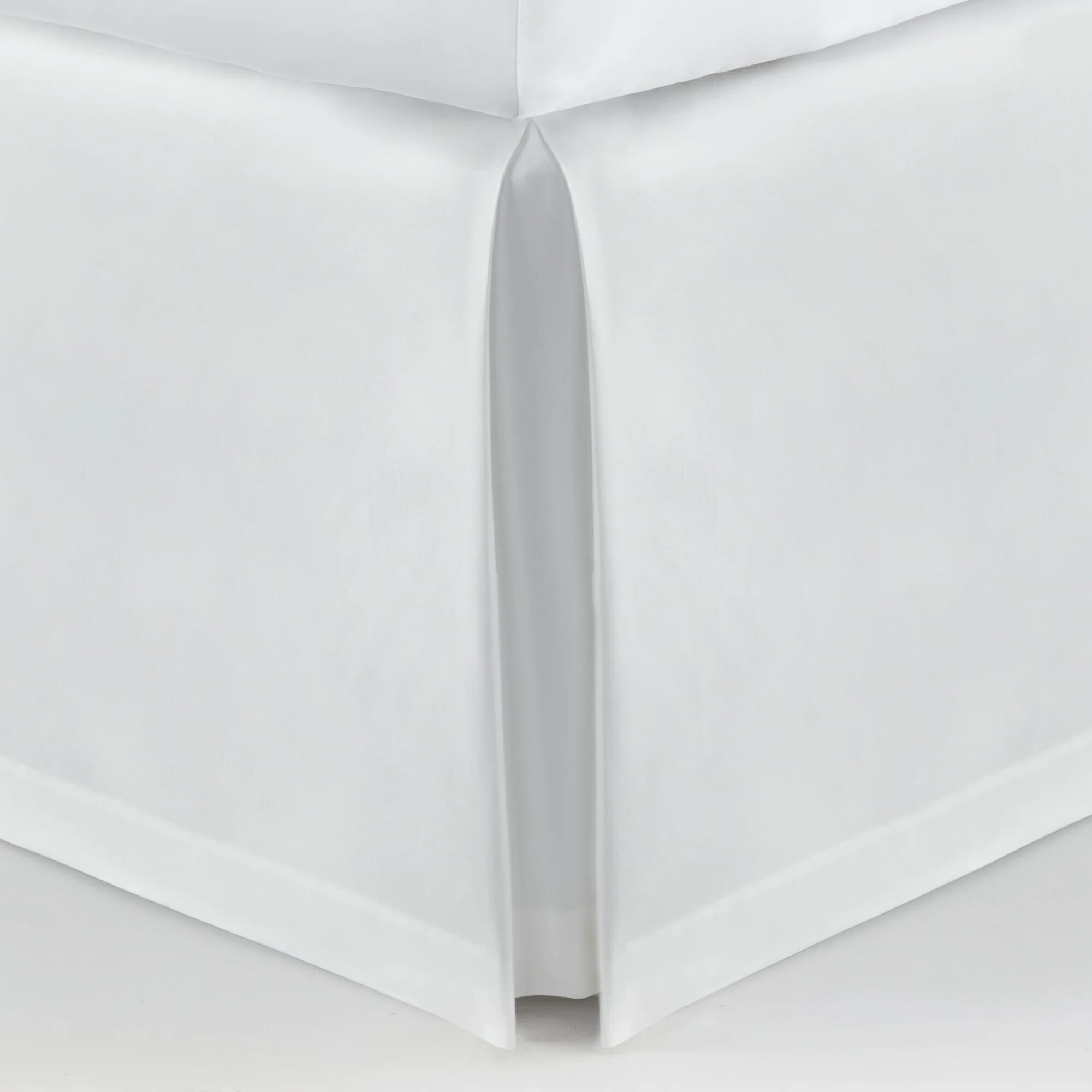 Peacock Alley Soprano Tailored Bed Skirt - White - Queen