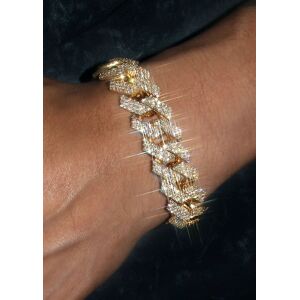 FrostNYC Diamond Miami Cuban Link Prong Bracelet ( 17 MM )