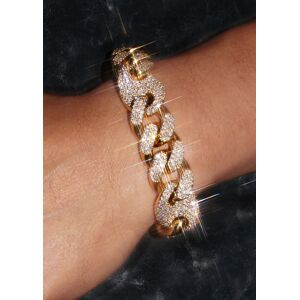 FrostNYC Diamond Puff Gucci Miami Cuban Link Bracelet ( 18 MM )