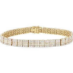 FrostNYC 14K Yellow Gold Diamond Tennis Bracelet / 26.98 Grams / 11 Carats