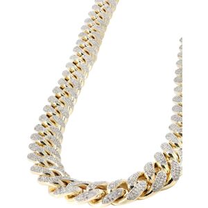 FrostNYC Iced Out Women Diamond Miami Cuban Link Chain Customizable (10MM-20MM)