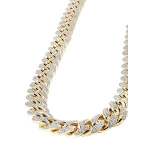 FrostNYC Iced Out Diamond Miami Cuban Link Chain Customizable (10MM-20MM)