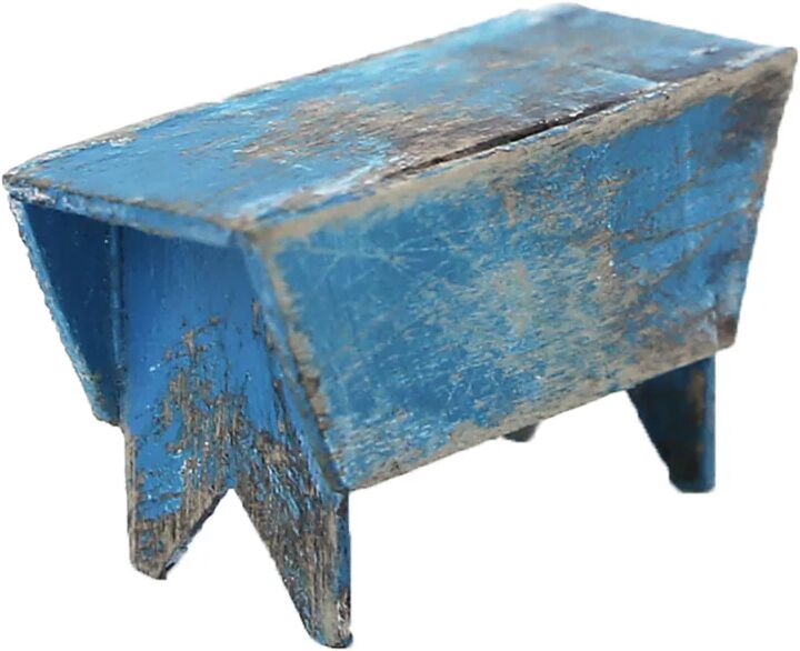 Rachel Ashwell Dollhouse Furniture: Little Nellie Blue Bench