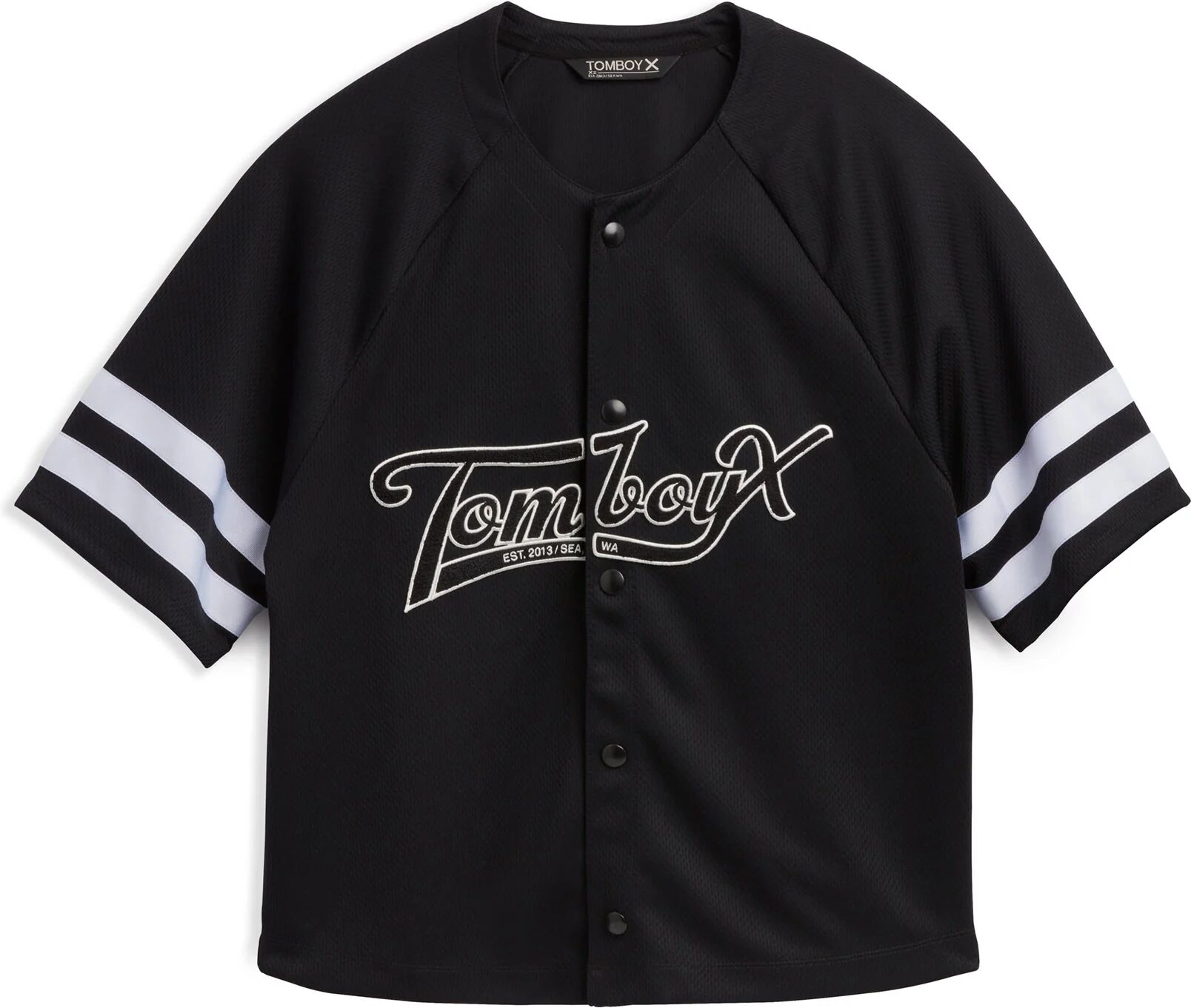 Baseball Jersey LC - TomboyX 10th Anniversary - Black - Size: XS