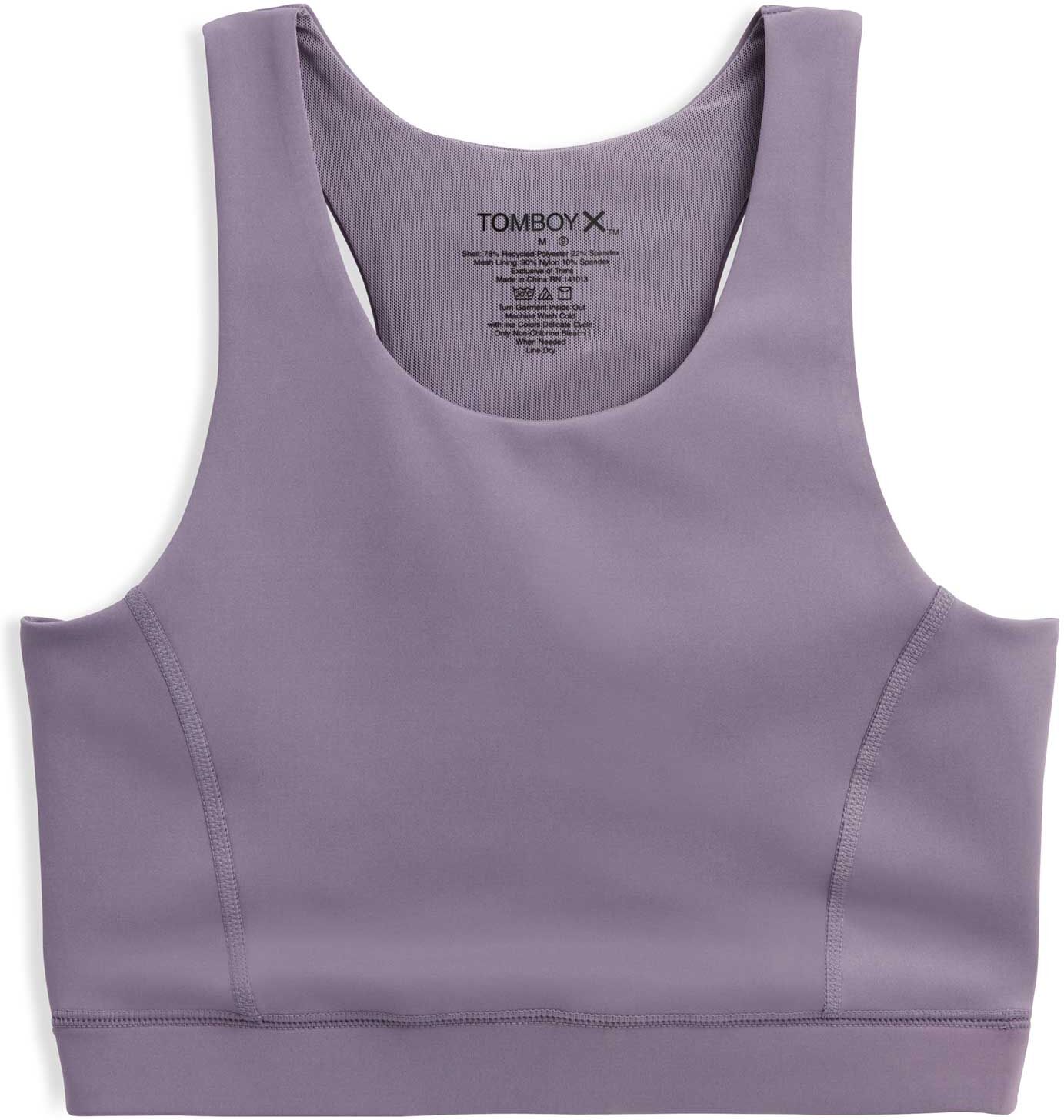 TomboyX Backpack Medium Impact Bra - Runner's High - Runner's High - Size: 6X