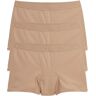 TomboyX First Line Period 4.5" Trunks 3-Pack - Chai - Chai - Size: 2XS