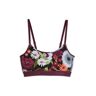TomboyX Low Cut Soft Bra - Midnight Floral - Midnight Floral - Size: XS