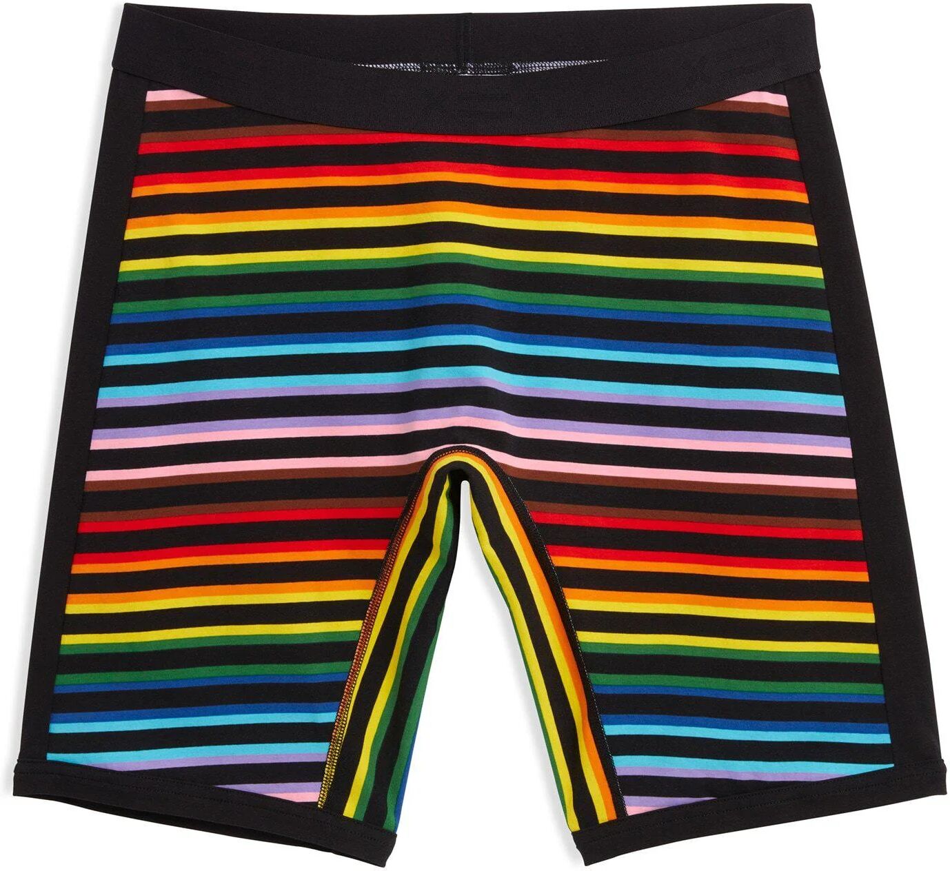 TomboyX 9" Boxer Briefs - Progress Pride Stripes - Progress Pride Stripes - Size: 6X