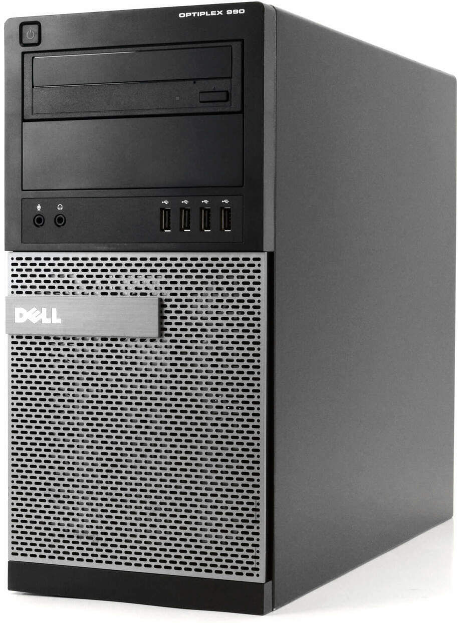 Scratch-N-Dent Dell OptiPlex 990 Tower Computer: Intel Core i7 (2nd Gen), Windows 10, WiFi