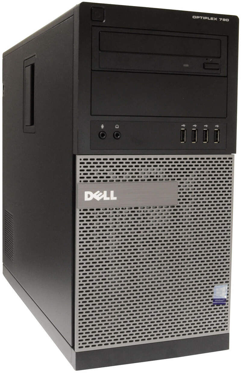 Dell OptiPlex 790 Tower Computer: Intel Core i5 (2nd Gen), Windows 10, WiFi