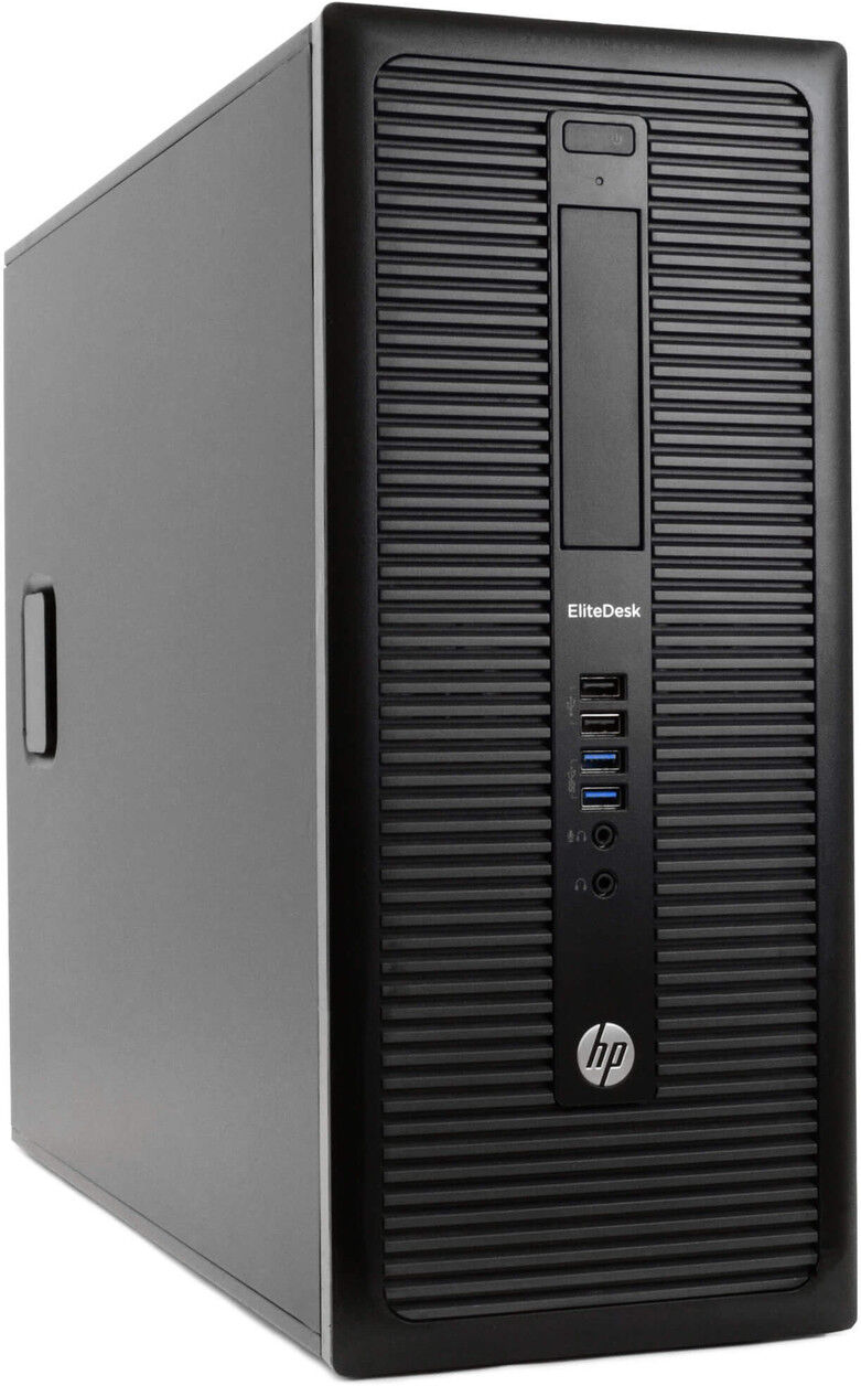 HP EliteDesk 800 G1 Tower Computer: Intel Core i7 (4th Gen), Windows 10, WiFi