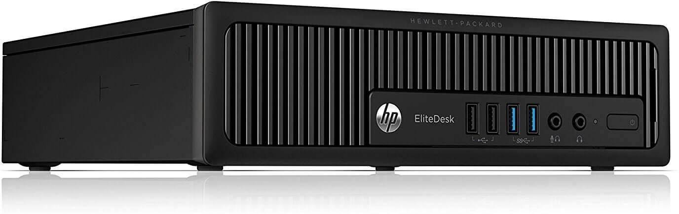 HP EliteDesk 800 G1 Ultra Slim Desktop Computer: Intel Core i5 (4th Gen), Windows 10