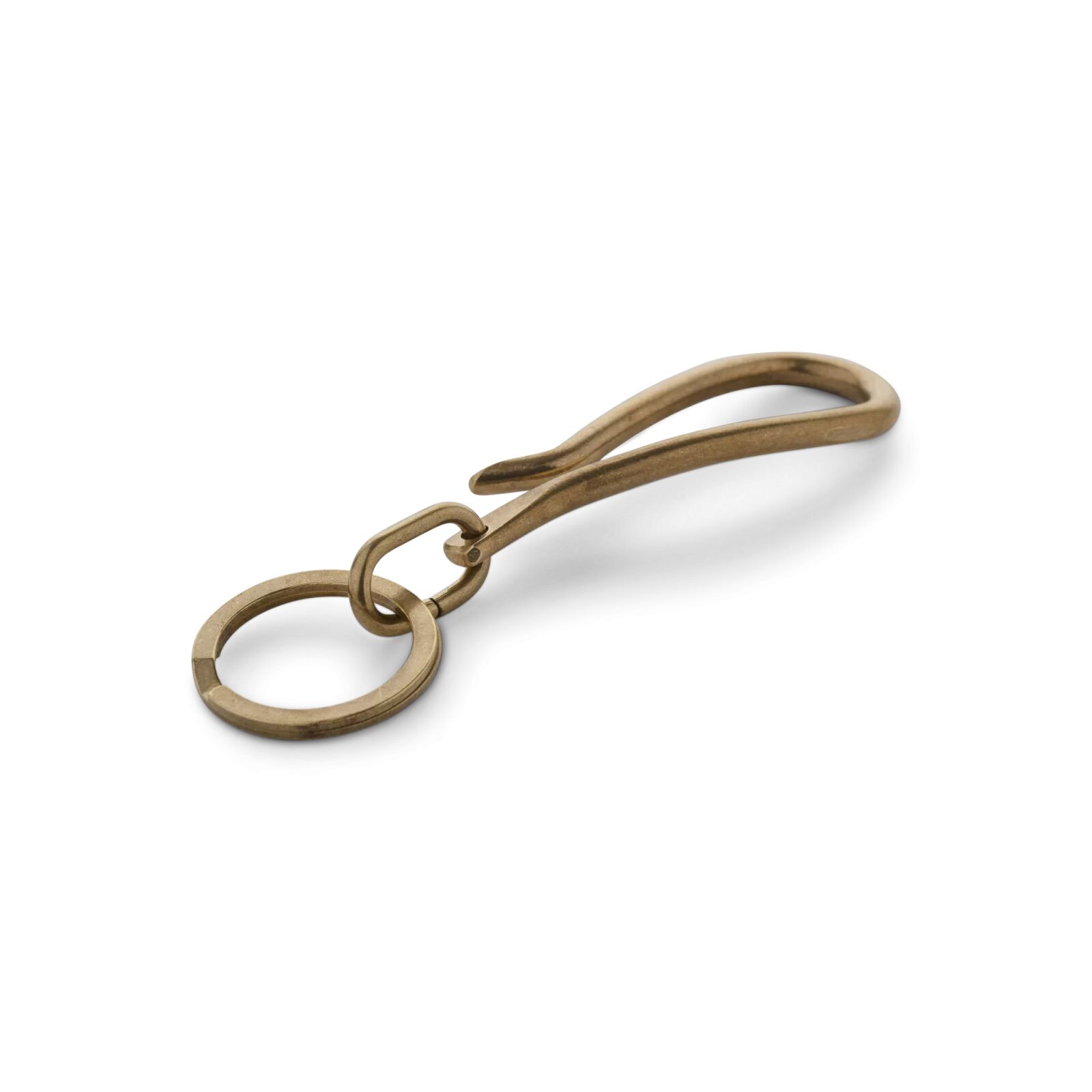 Brass Hook Keychain