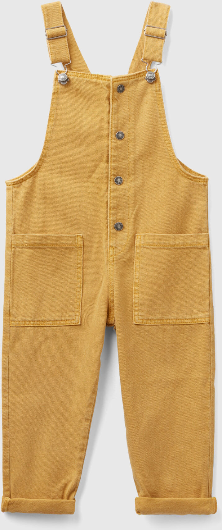 United Benetton, Dungarees With Pockets And Buttons, size 2-3, Camel, Kids