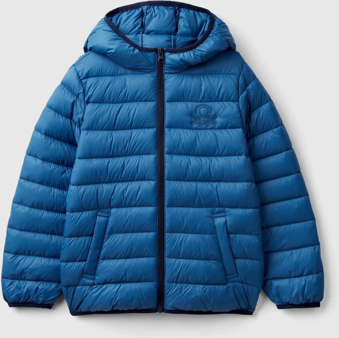 United Benetton, Padded Jacket With Hood, size 2XL, Blue, Kids