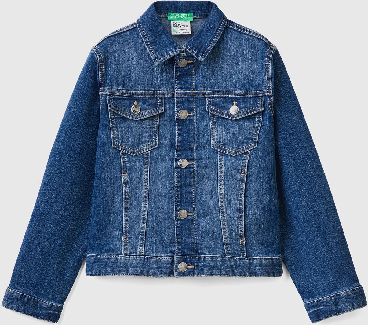 United Benetton, "eco-recycle" Denim Jacket, size XL, Dark Blue, Kids