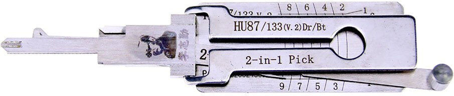 Original Lishi Lishi HU87 2in1 Decoder and Pick