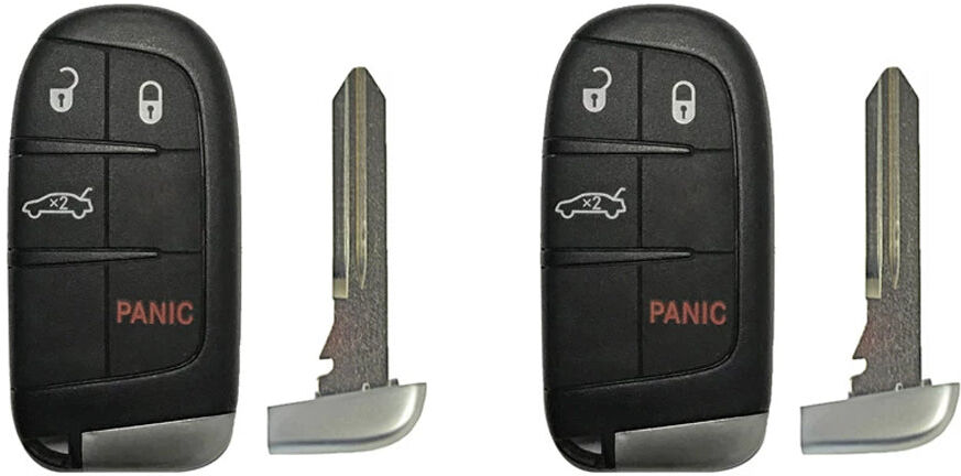 AutoKey Supply USA Corp. 2011 - 2018 Dodge Chrysler Smart Key 4B FCC# M3N-40821302 (2 Pack)