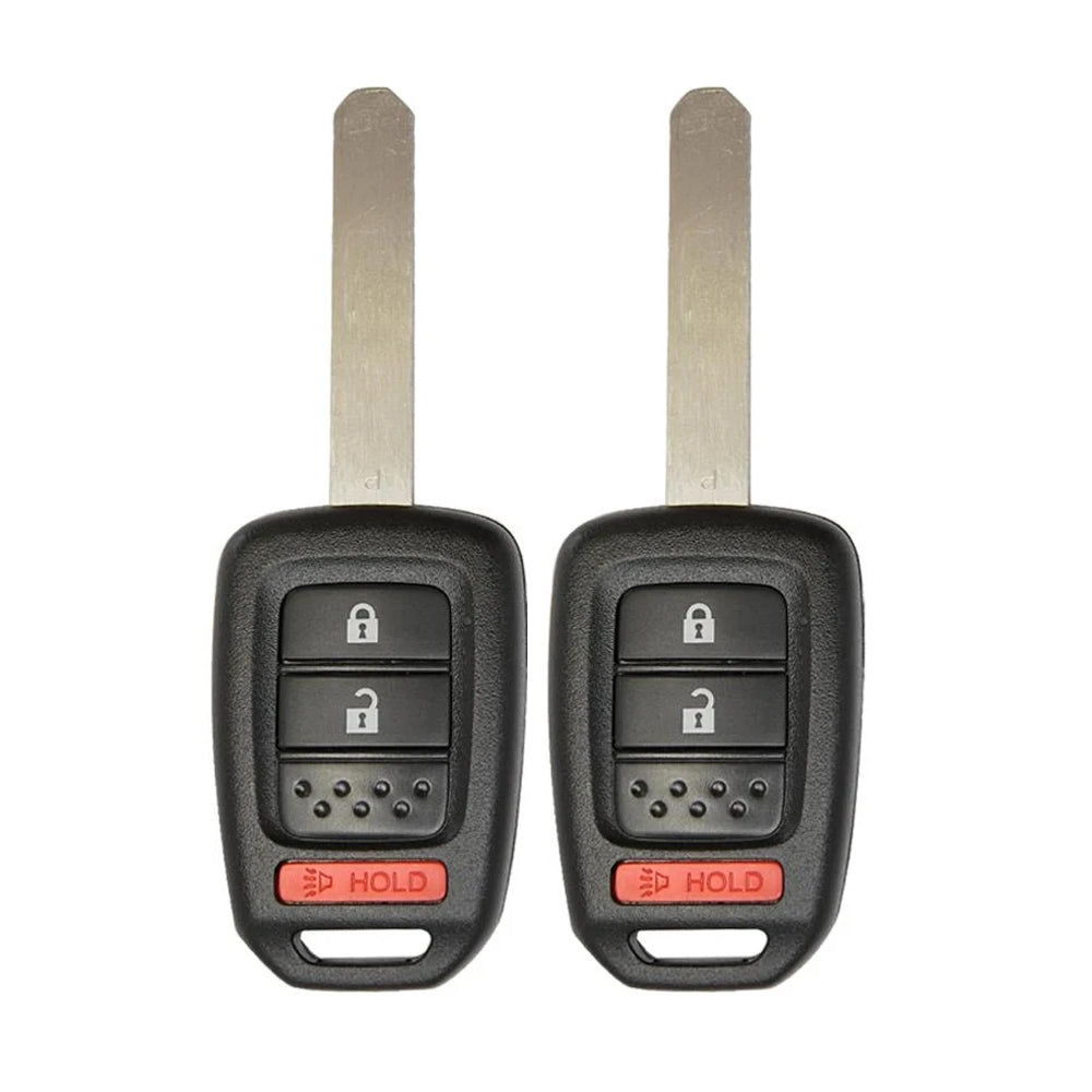 AutoKey Supply USA Corp. 2013 - 2015 Honda Remote Head Key 3B FCC# MLBHLIK6-1T (2 Pack)