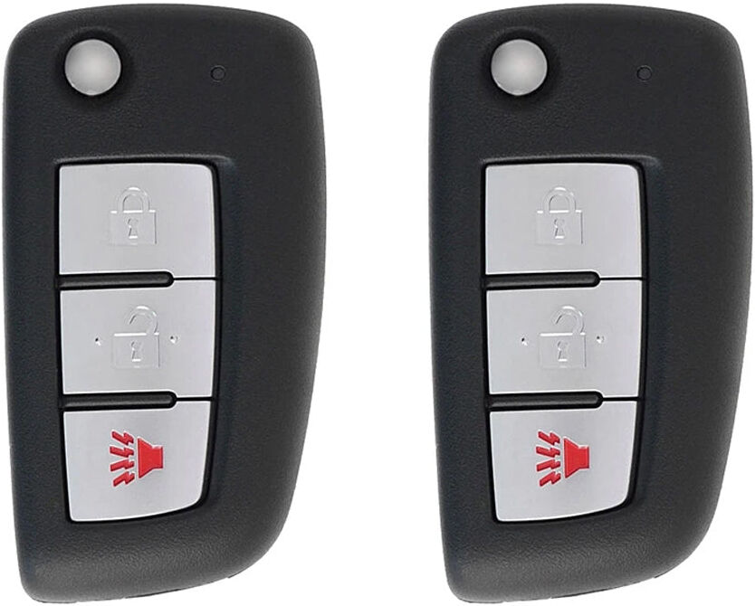 AutoKey Supply USA Corp. 2014 - 2018 Nissan Rogue Remote Flip Key 3B FCC# CWTWB1G767 (2 Pack)