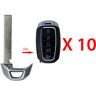 AutoKey Supply USA Corp. 2017 - 2022 Hyundai Emergency Key - KK12 (10 Pack)