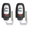AutoKey Supply USA Corp. 2009 - 2012 Audi Remote Key W/O Comfort Access- 4B FCC# IYZFBSB802 (2 Pack)