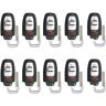 AutoKey Supply USA Corp. 2009 - 2012 Audi Remote Key W/O Comfort Access- 4B FCC# IYZFBSB802 (10 Pack)