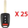 AutoKey Supply USA Corp. 2016 - 2020 Honda Remote Key 4B FCC# MLBHLIK6-1TA (25 Pack)