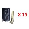 AutoKey Supply USA Corp. 2009 - 2015 Lexus�LX570 Smart Key 4B FCC# HYQ14AAB - 3370 Board (15 Pack)