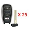 AutoKey Supply USA Corp. 2014 - 2020 Subaru Smart Key 4B FCC# HYQ14AHC (25 Pack)