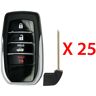 AutoKey Supply USA Corp. 2016 - 2020 Toyota Mirai Smart Key Trunk 4B FCC# HYQ14FBA (25 Pack)