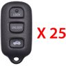 AutoKey Supply USA Corp. 2002 - 2006 Toyota Remote Control 4B FCC# GQ43VT14T (25 Pack)