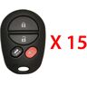 AutoKey Supply USA Corp. 2004 - 2008 Toyota Remote Control 4B FCC# GQ43VT20T (15 Pack)